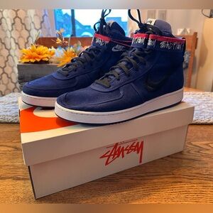 Like New NIKE Stussy X Vandal Deep Royal Blue - US 10.5